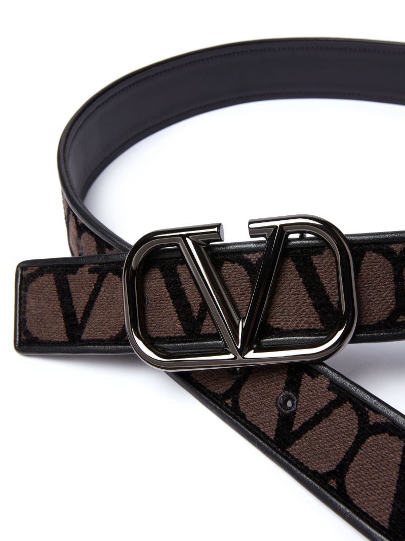 Black Toile Iconographe Buckled Belt