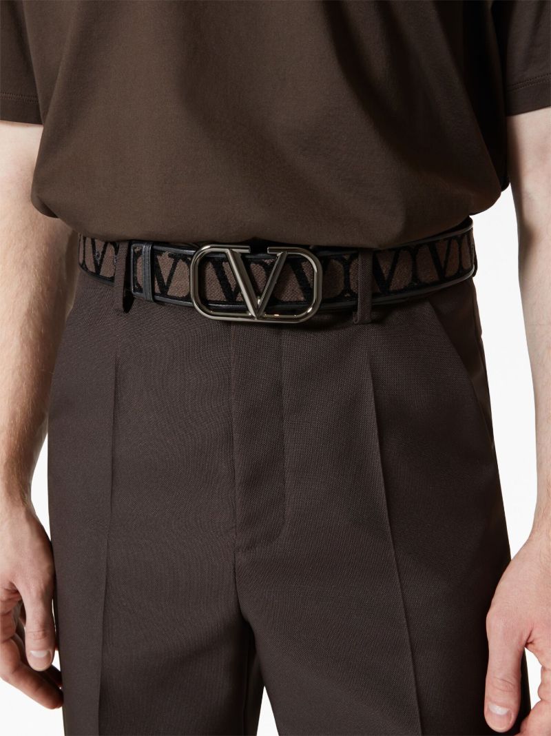 Black Toile Iconographe Buckled Belt