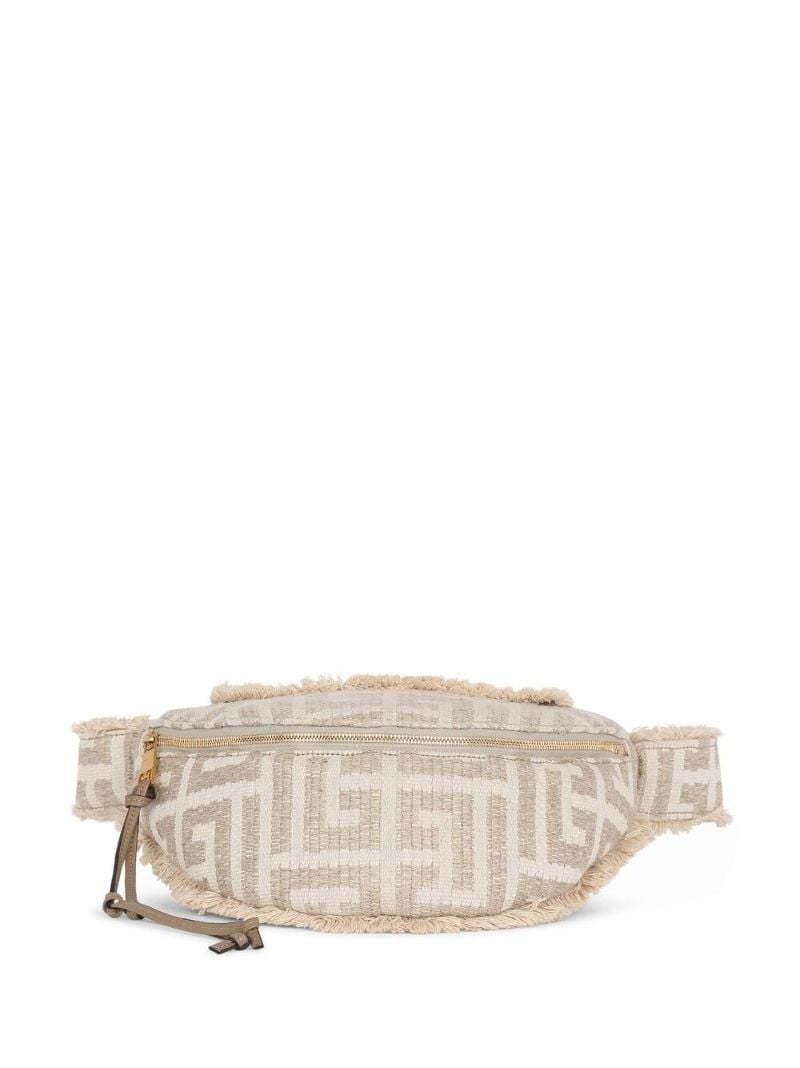 Neutral Monogram Jacquard Belt Bag