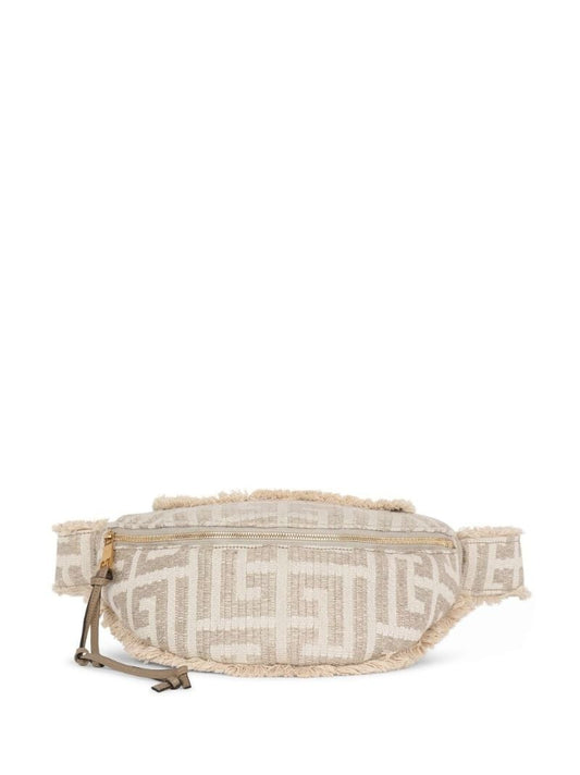 Neutral Monogram Jacquard Belt Bag