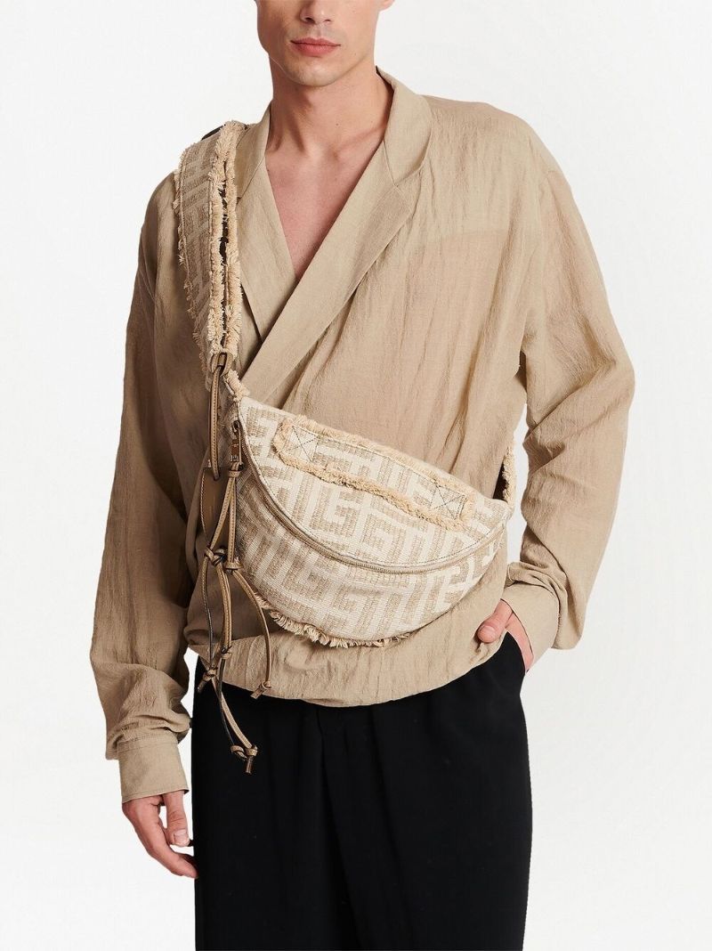 Neutral Monogram Jacquard Belt Bag