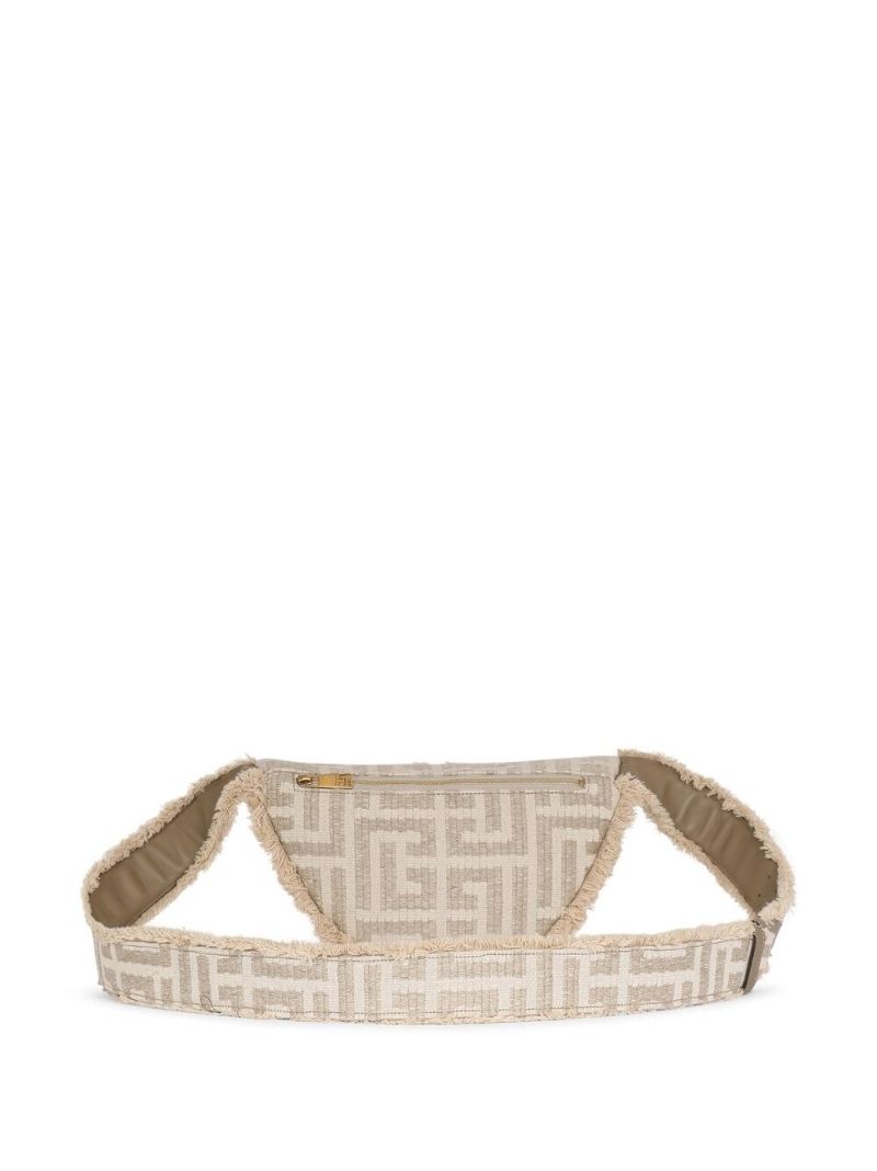 Neutral Monogram Jacquard Belt Bag