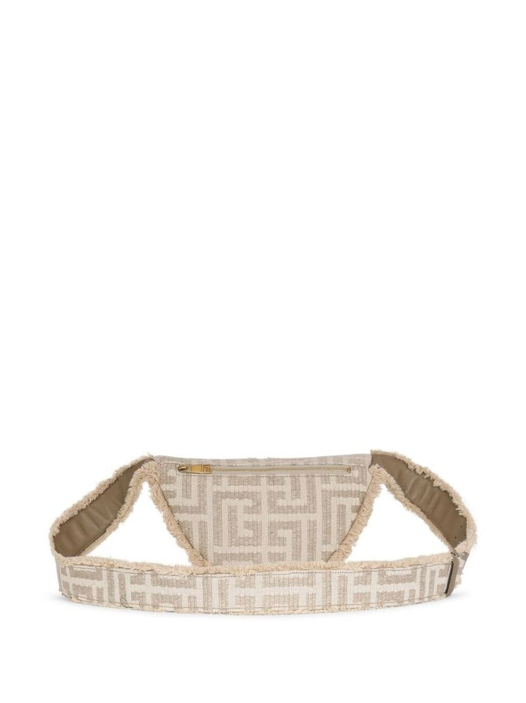 Neutral Monogram Jacquard Belt Bag