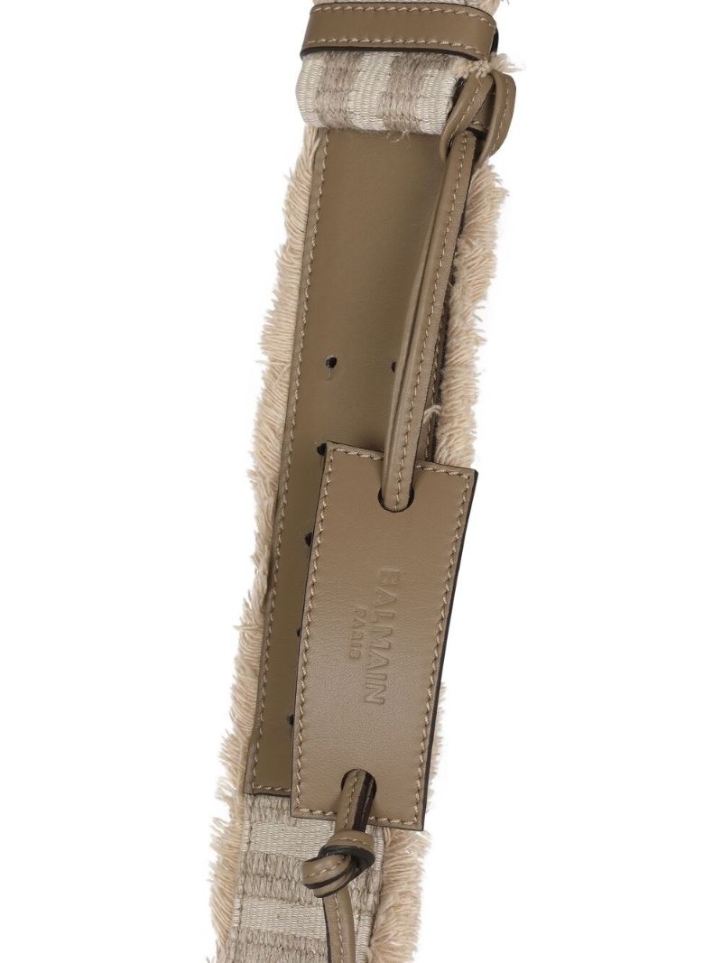 Neutral Monogram Jacquard Belt Bag