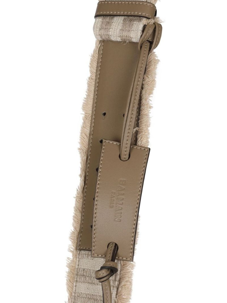 Neutral Monogram Jacquard Belt Bag