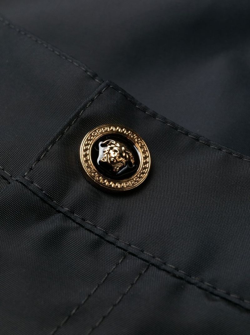 Black Tapered Cargo Trousers