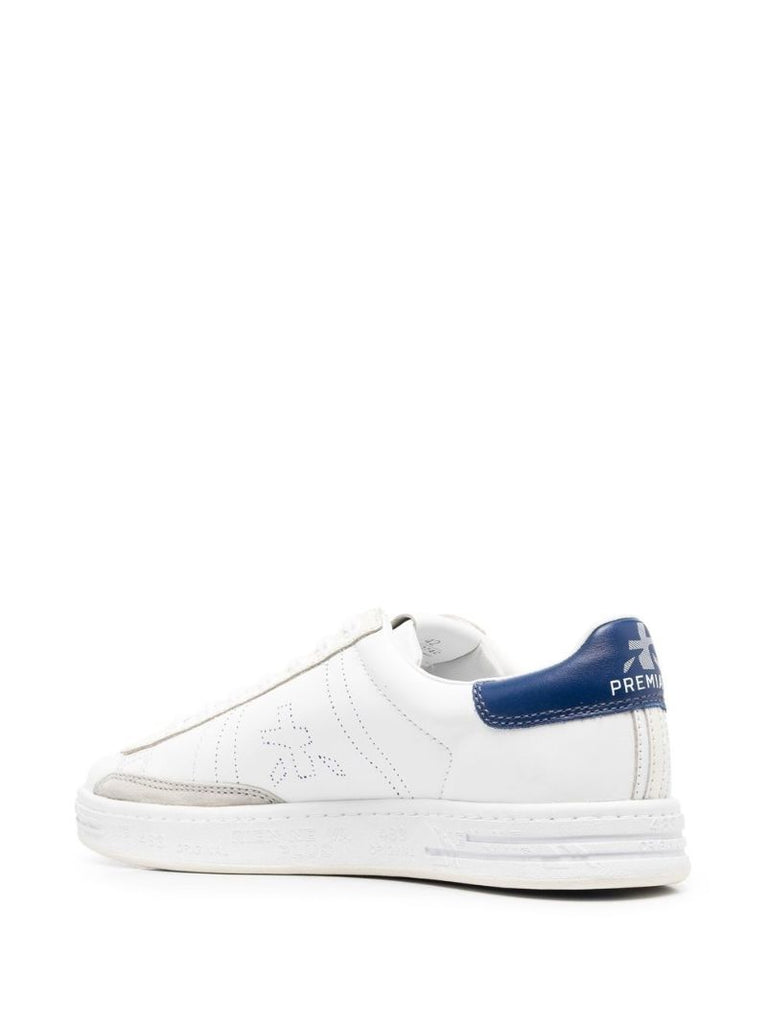 White Russell 6274 Leather Sneakers
