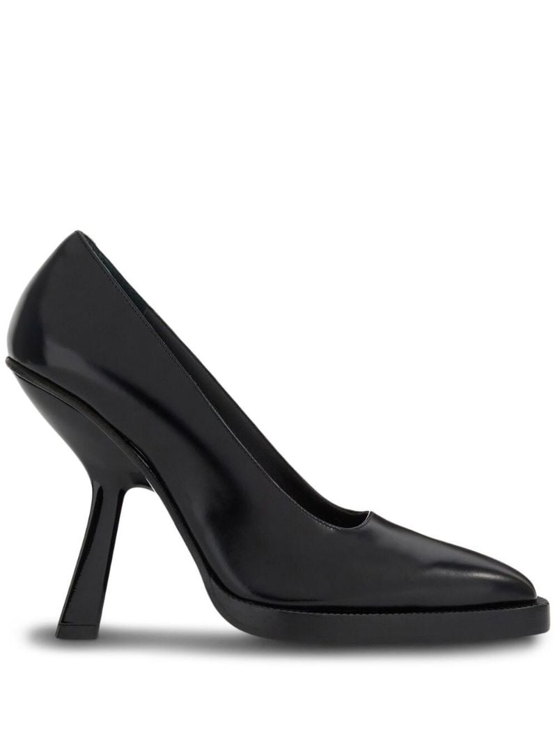 Black 110 Leather Pumps