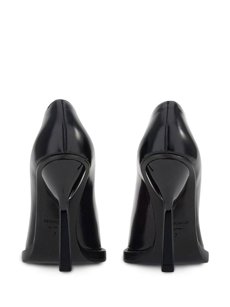 Black 110 Leather Pumps