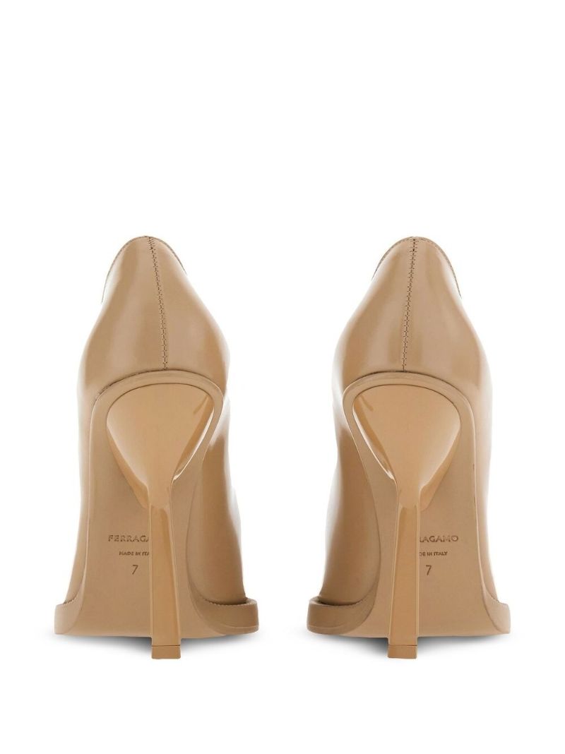 Neutral Slanted-heel Pumps