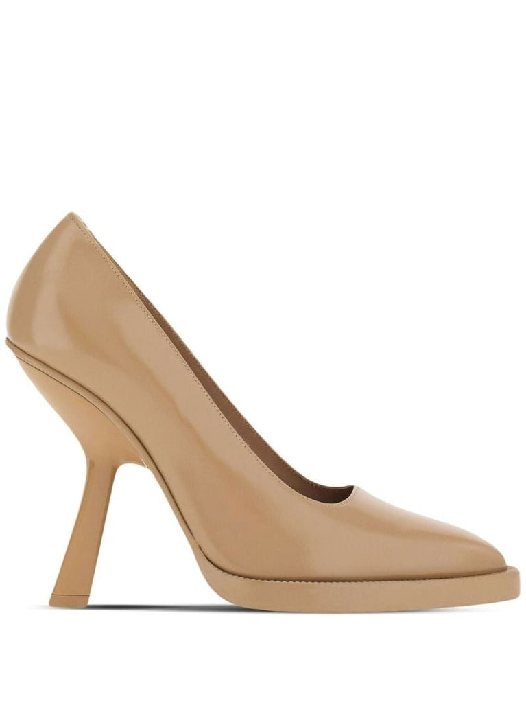 Neutral Slanted-heel Pumps