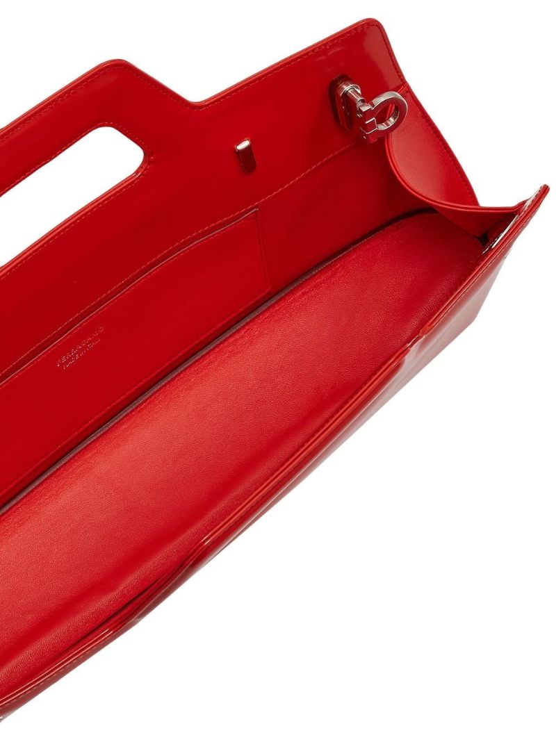 Red Wander East-west Leather Top Handle Bag