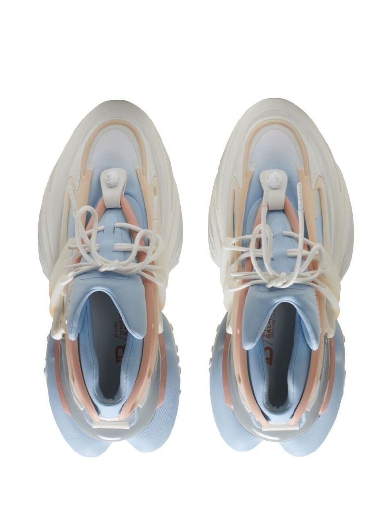 Blue Unicorn Panelled Sneakers