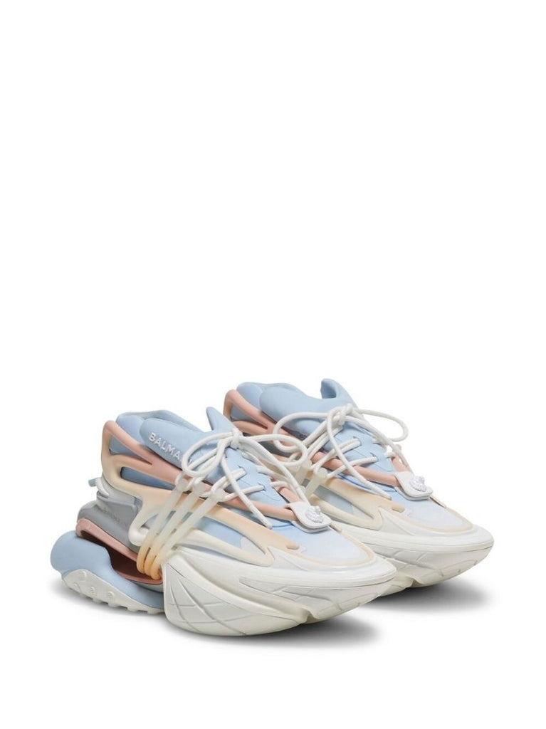 Blue Unicorn Panelled Sneakers