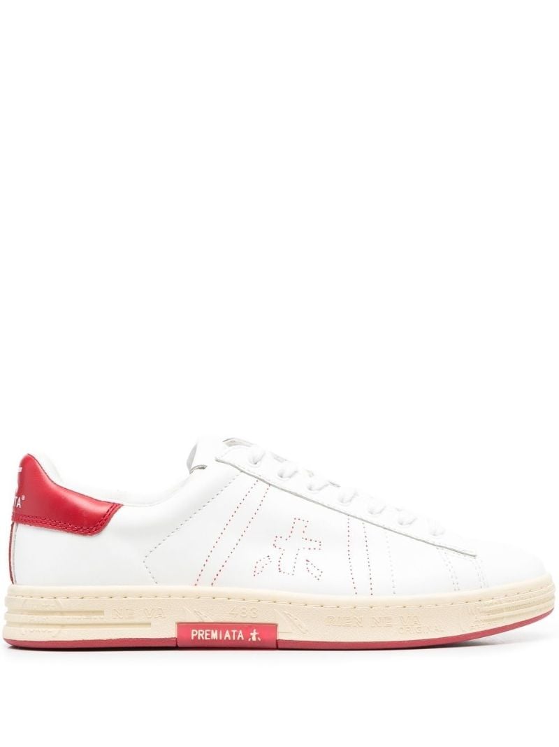 White Russell 6276 Leather Sneakers