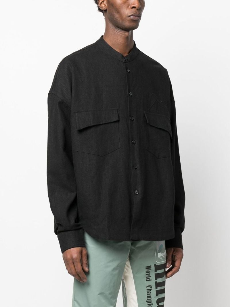Black Satsuma Linen Shirt