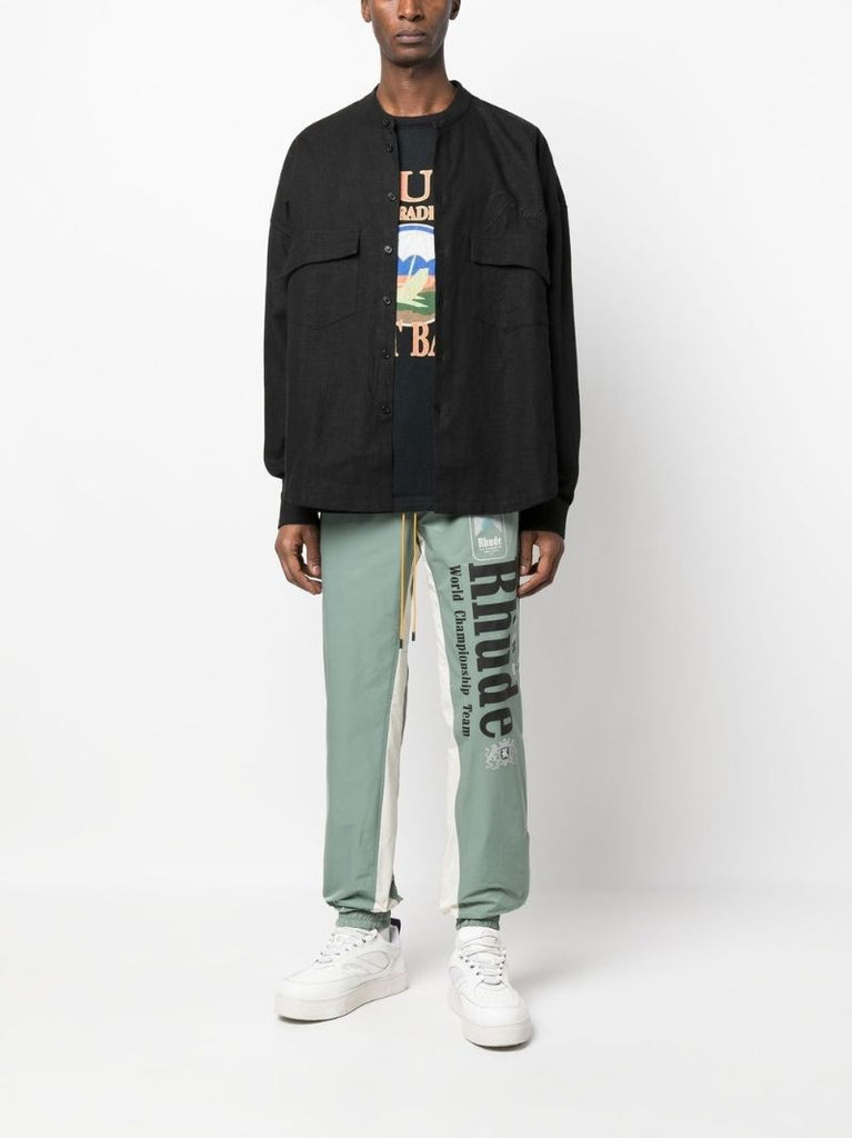 Black Satsuma Linen Shirt