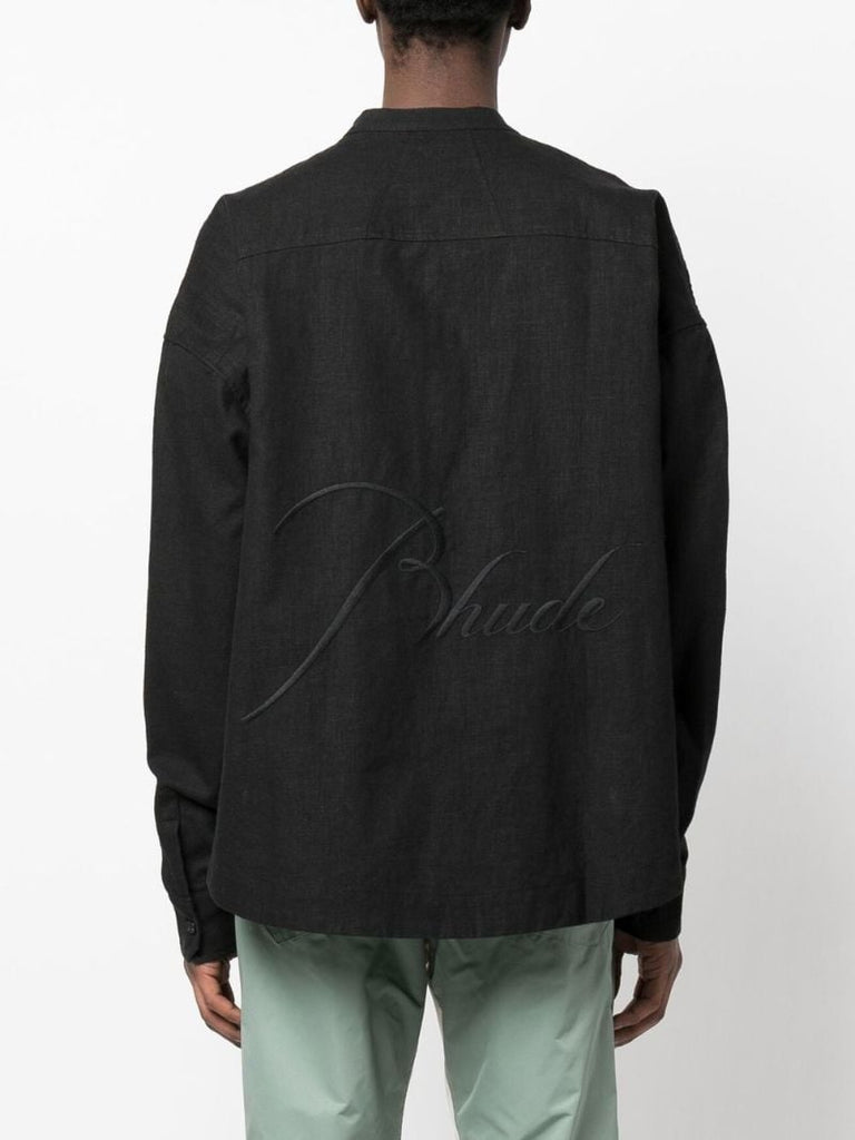 Black Satsuma Linen Shirt
