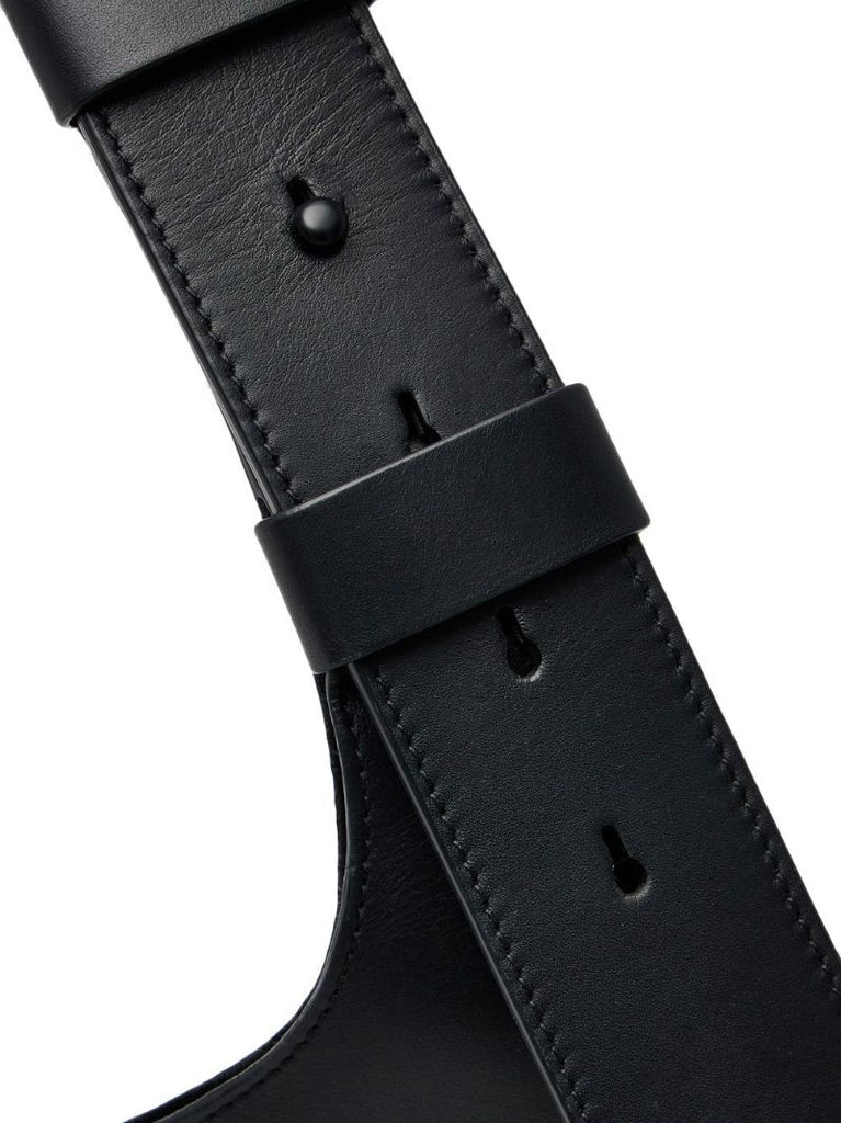 Black Leather Shoulder Bag