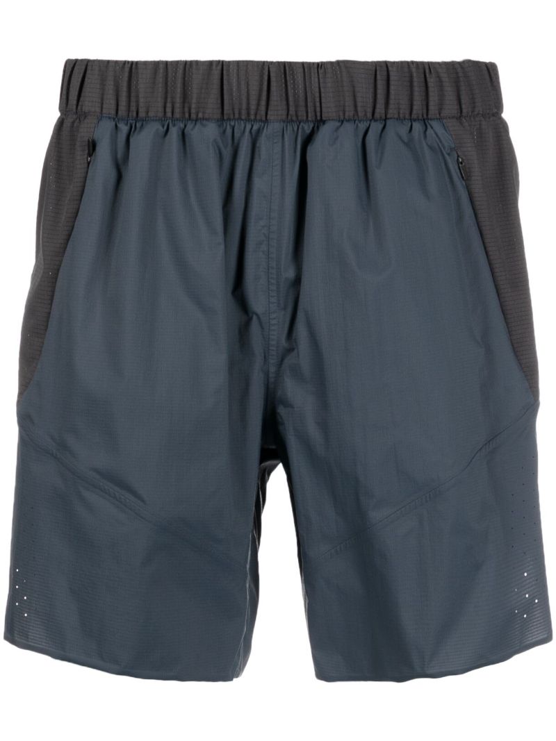 Blue Breathable Elasticated Shorts