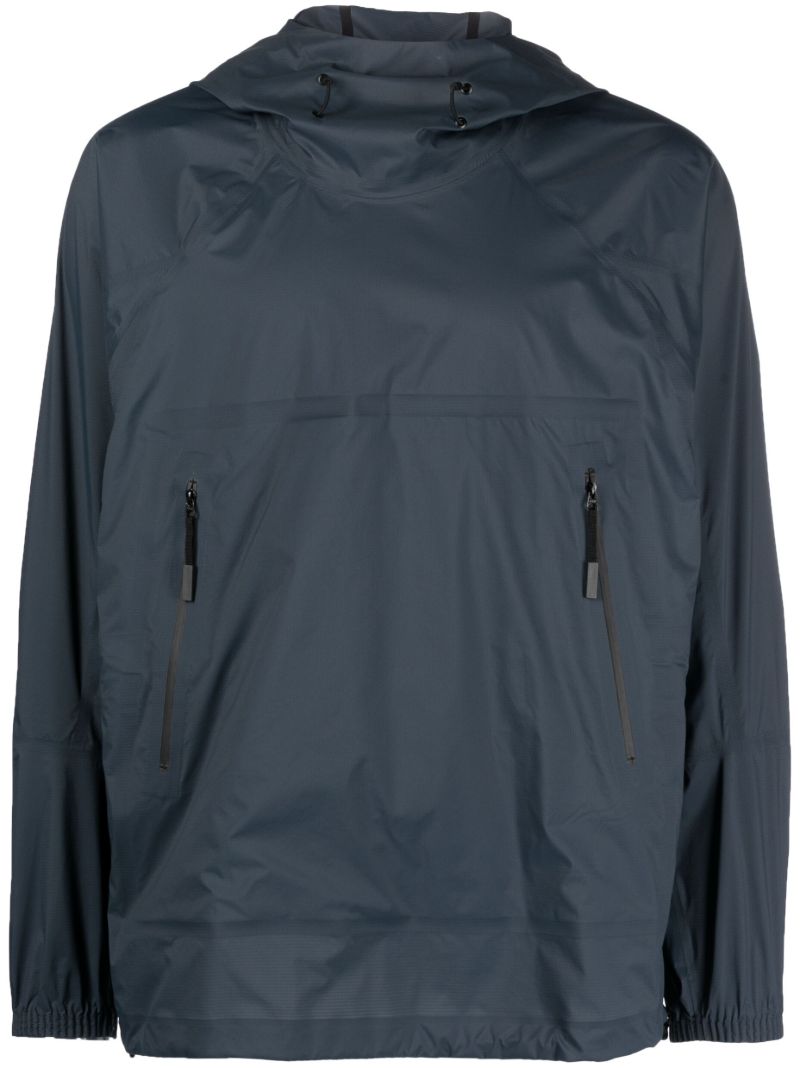 Blue Packable Parka Jacket