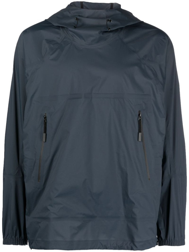 Blue Packable Parka Jacket