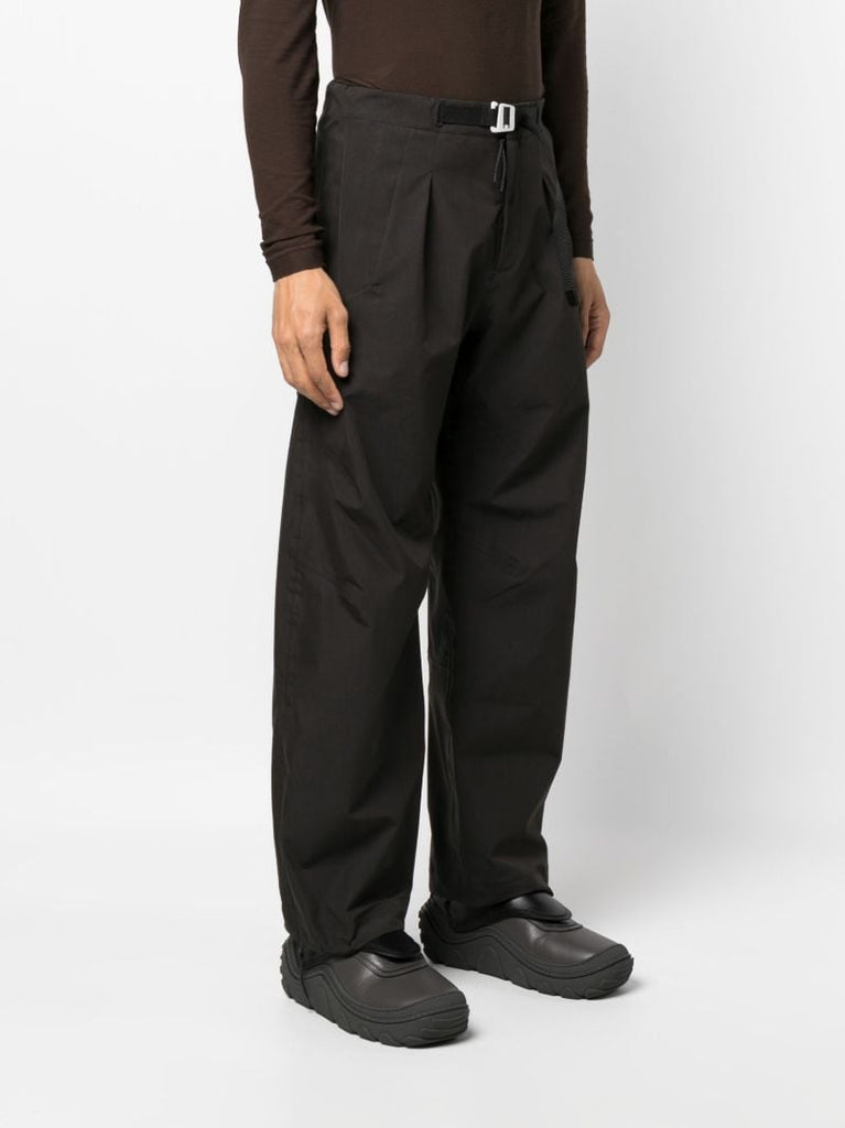 Black Torrent Wide-leg Trousers