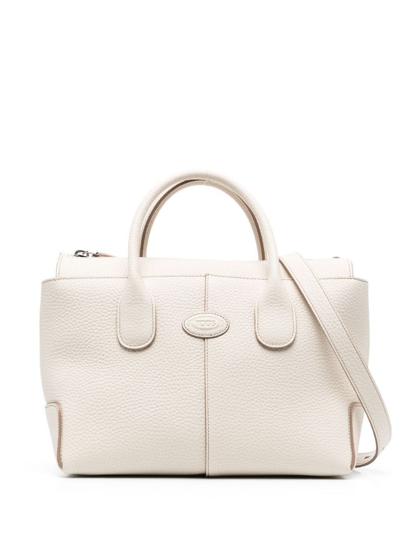 Neutral Leather Tote Bag