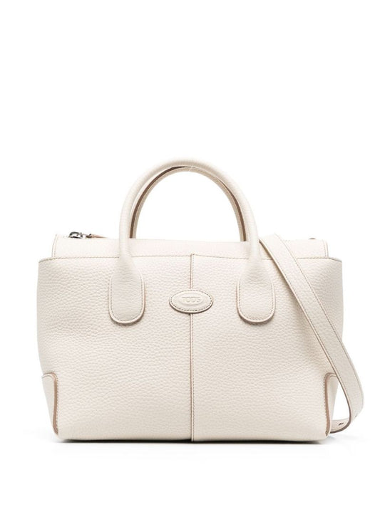 Neutral Leather Tote Bag