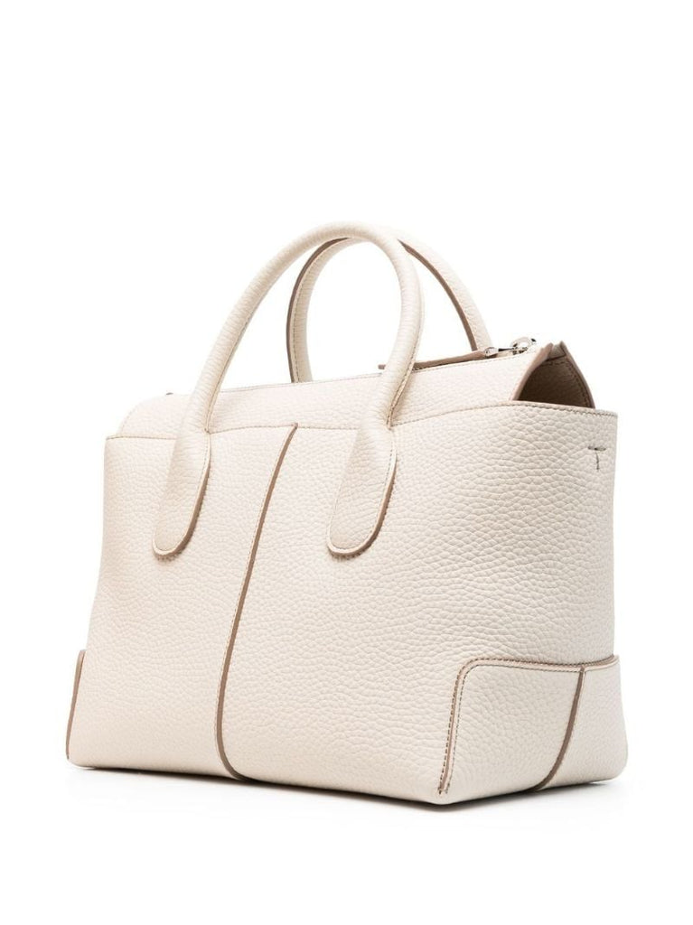 Neutral Leather Tote Bag