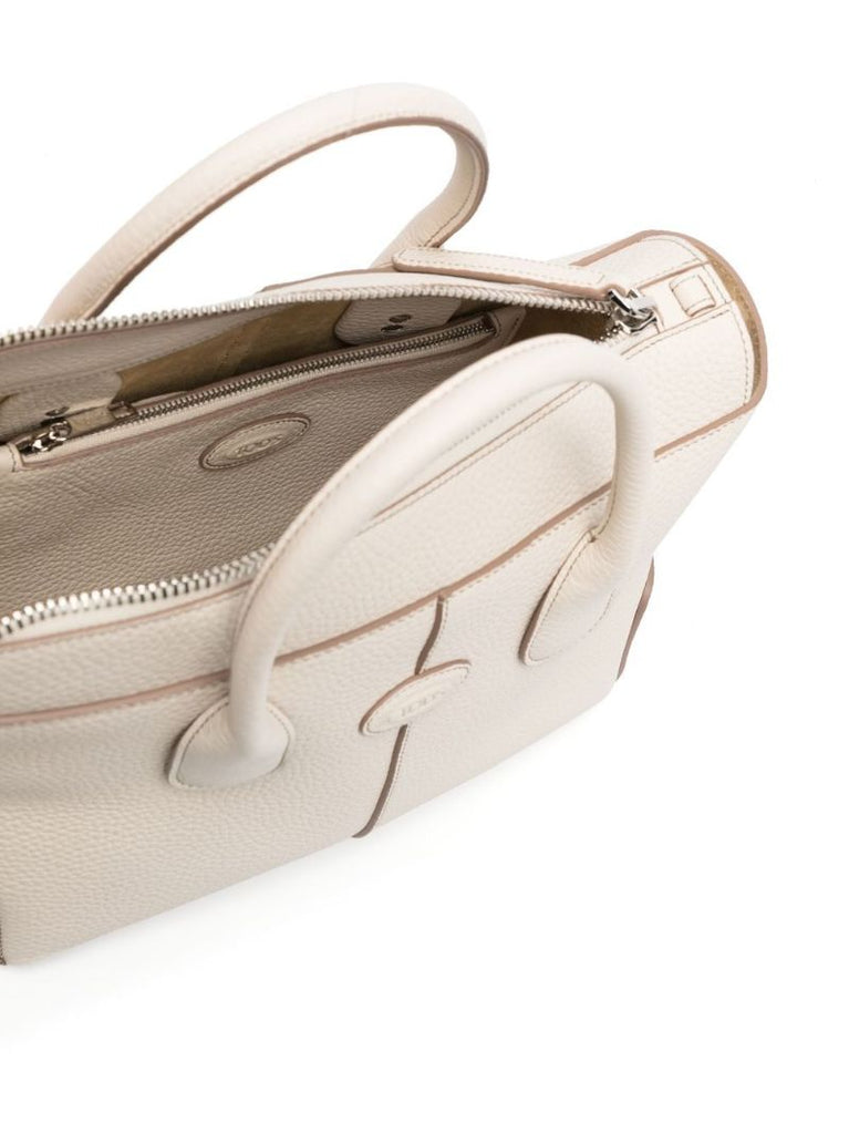 Neutral Leather Tote Bag