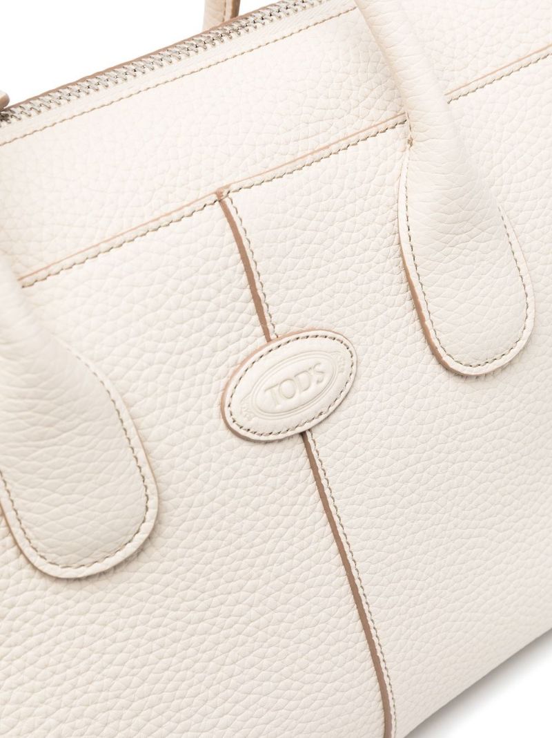 Neutral Leather Tote Bag