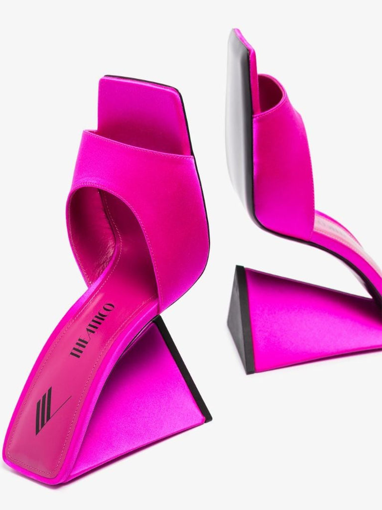 Pink Devon 115 Satin Sandals