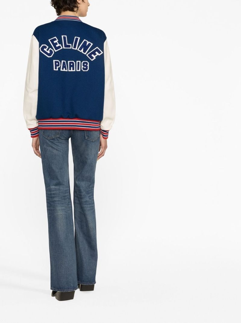 Blue Low-rise Flared Jeans