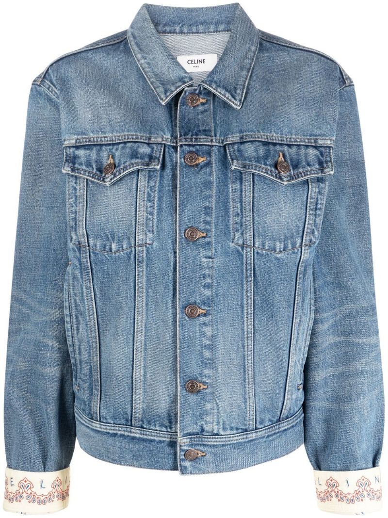Blue Cotton Denim Jacket