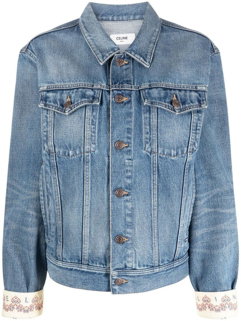 Blue Cotton Denim Jacket