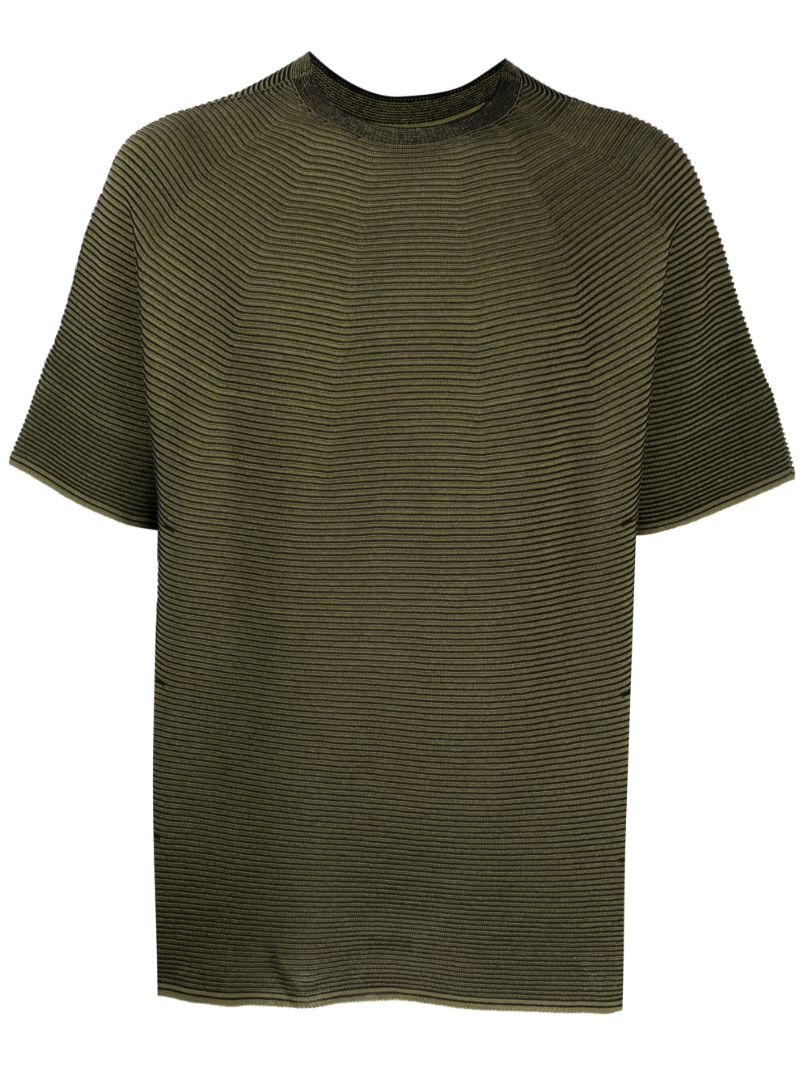 Green Japanese Paper Knitted T-shirt