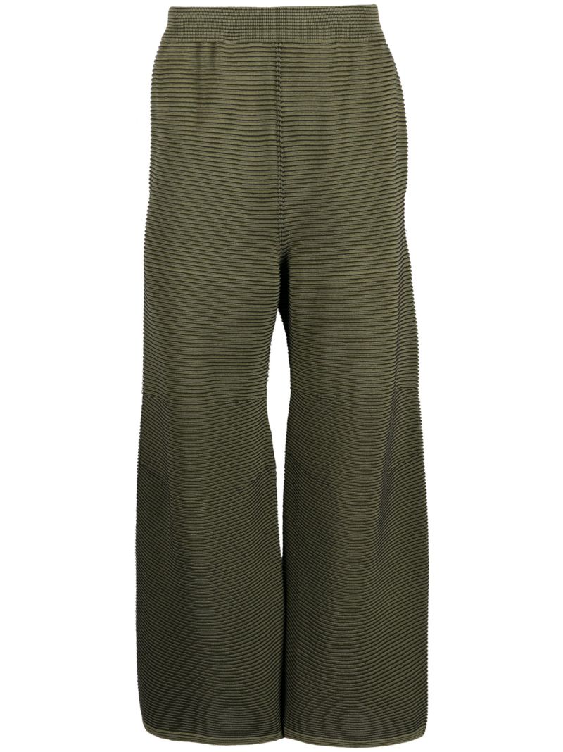 Green Japanese Paper Knitted Trousers