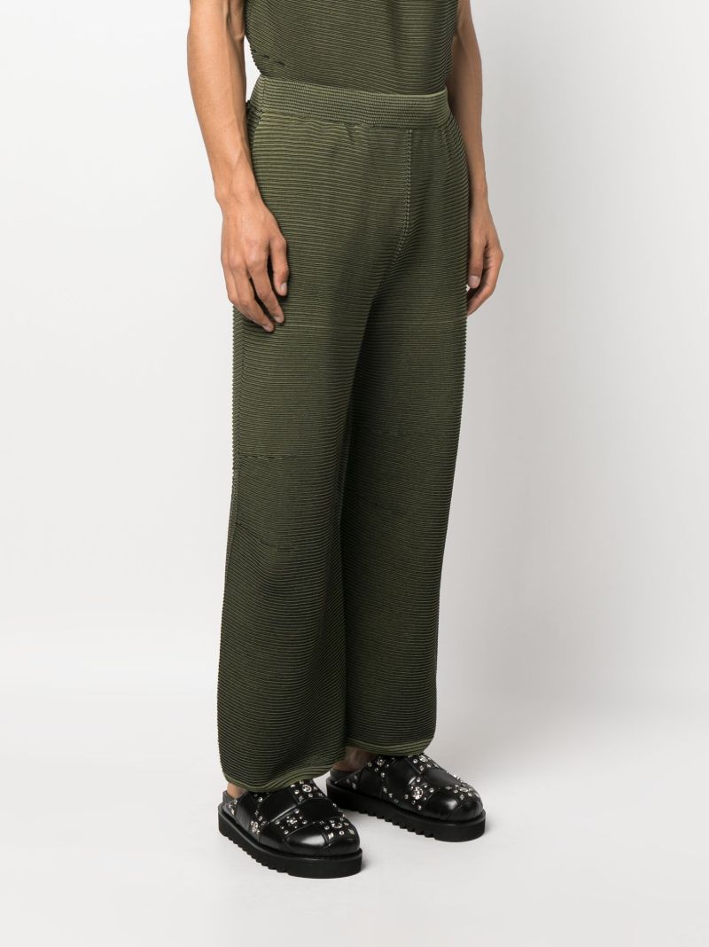 Green Japanese Paper Knitted Trousers