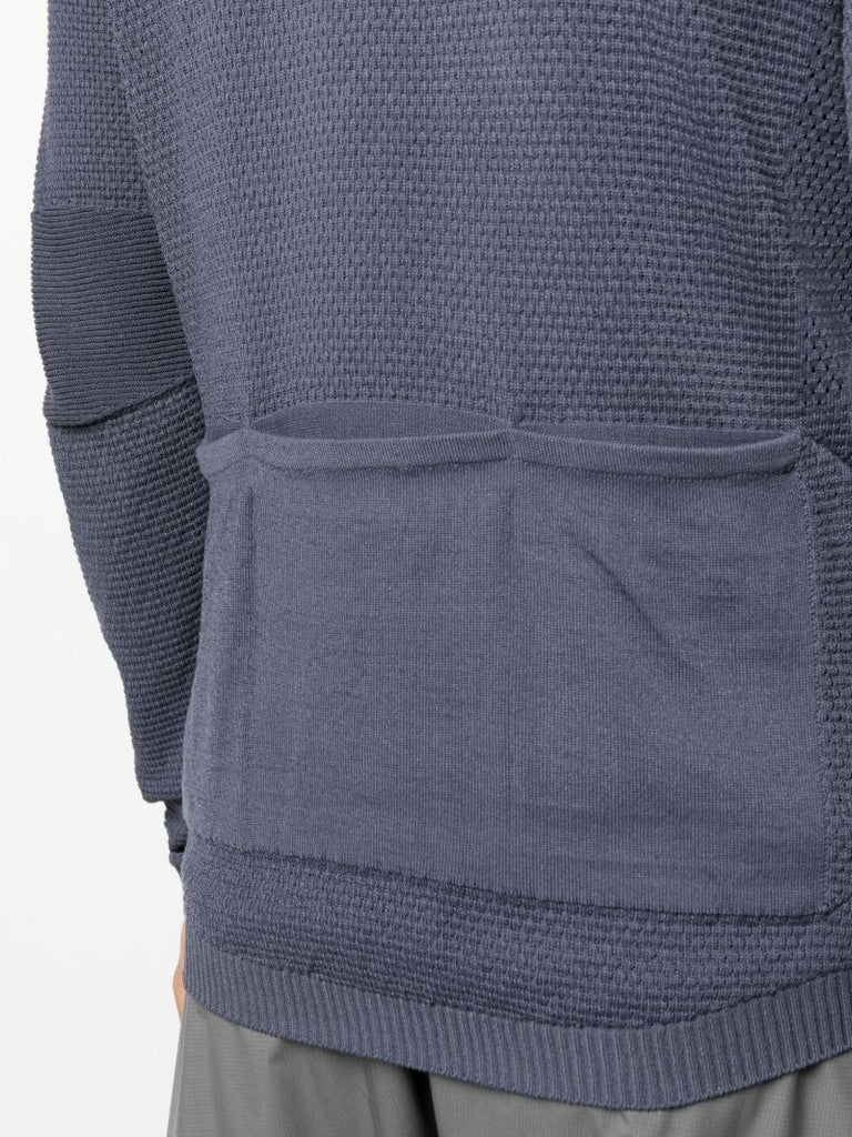 Grey Cycling Jersey Cardigan