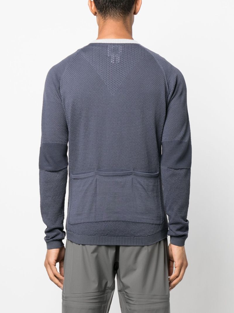 Grey Cycling Jersey Cardigan