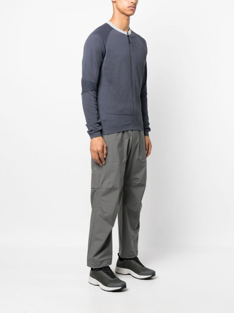 Grey Cycling Jersey Cardigan