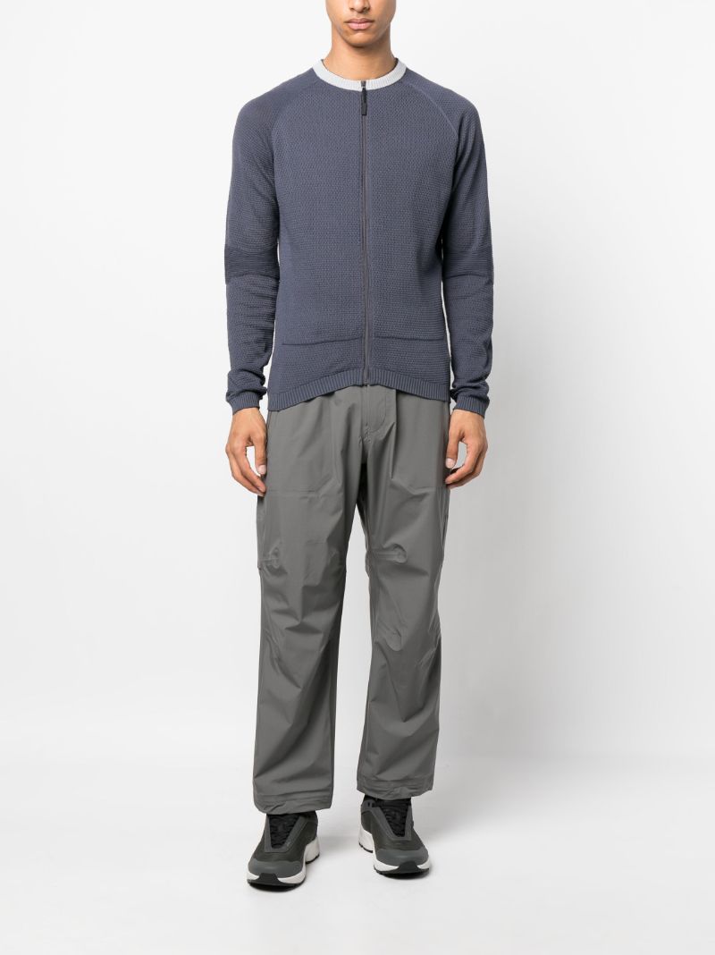Grey Cycling Jersey Cardigan