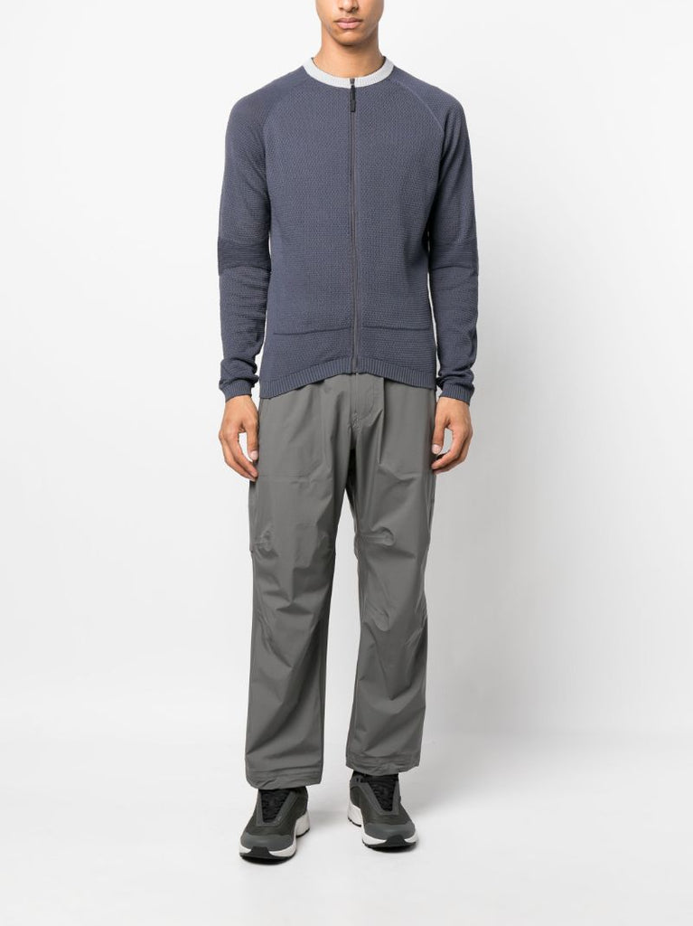 Grey Cycling Jersey Cardigan