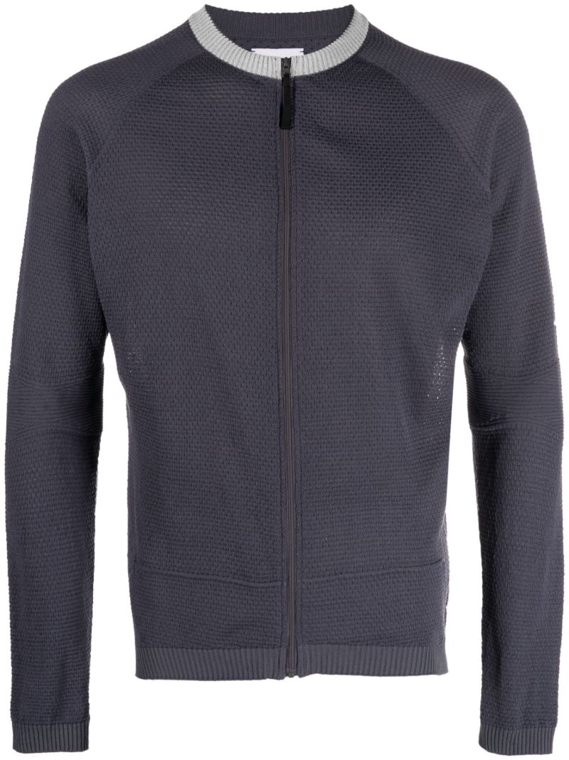 Grey Cycling Jersey Cardigan