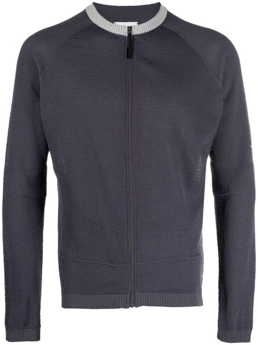Grey Cycling Jersey Cardigan