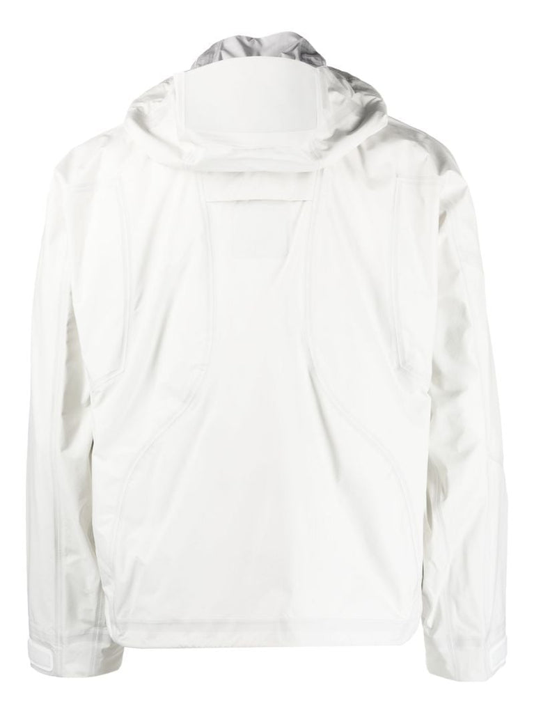 White Pertex Shieldair 3l Hooded Jacket