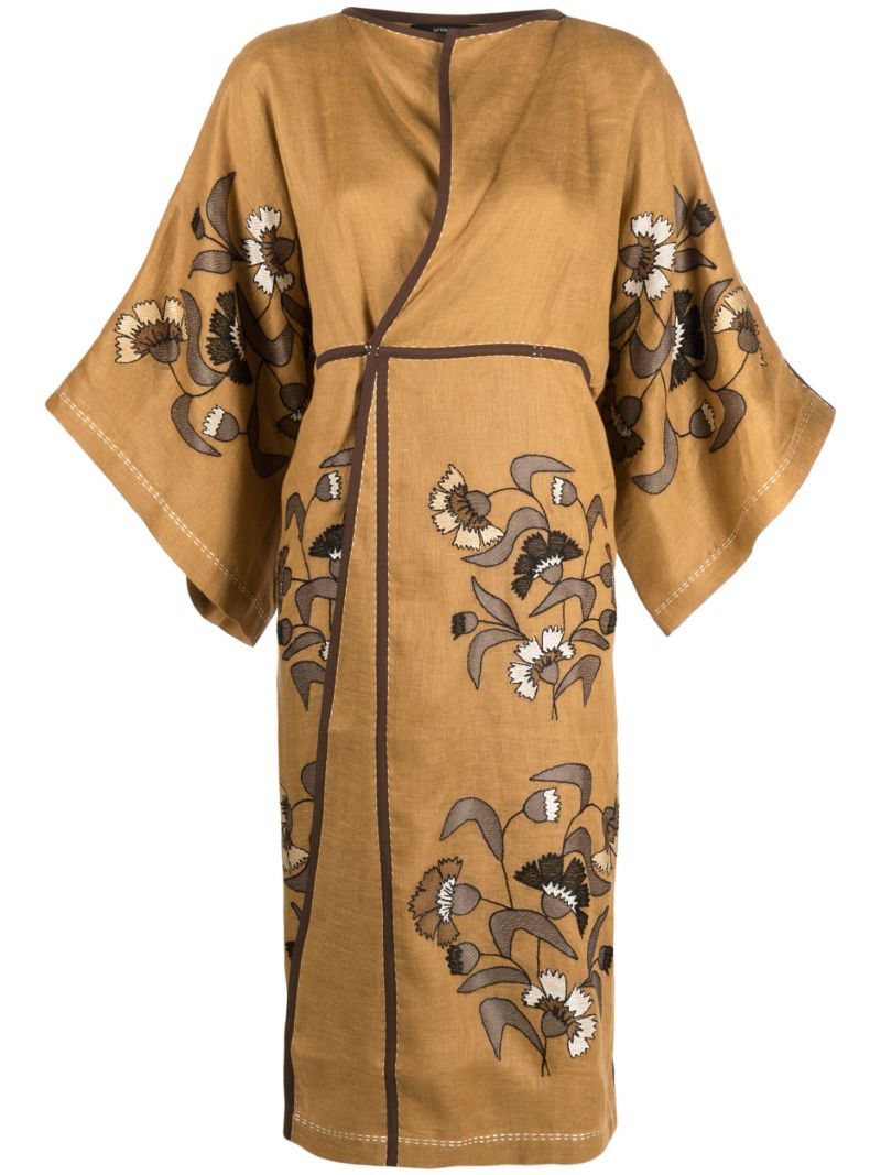 Brown Cornelia Kimono Coat