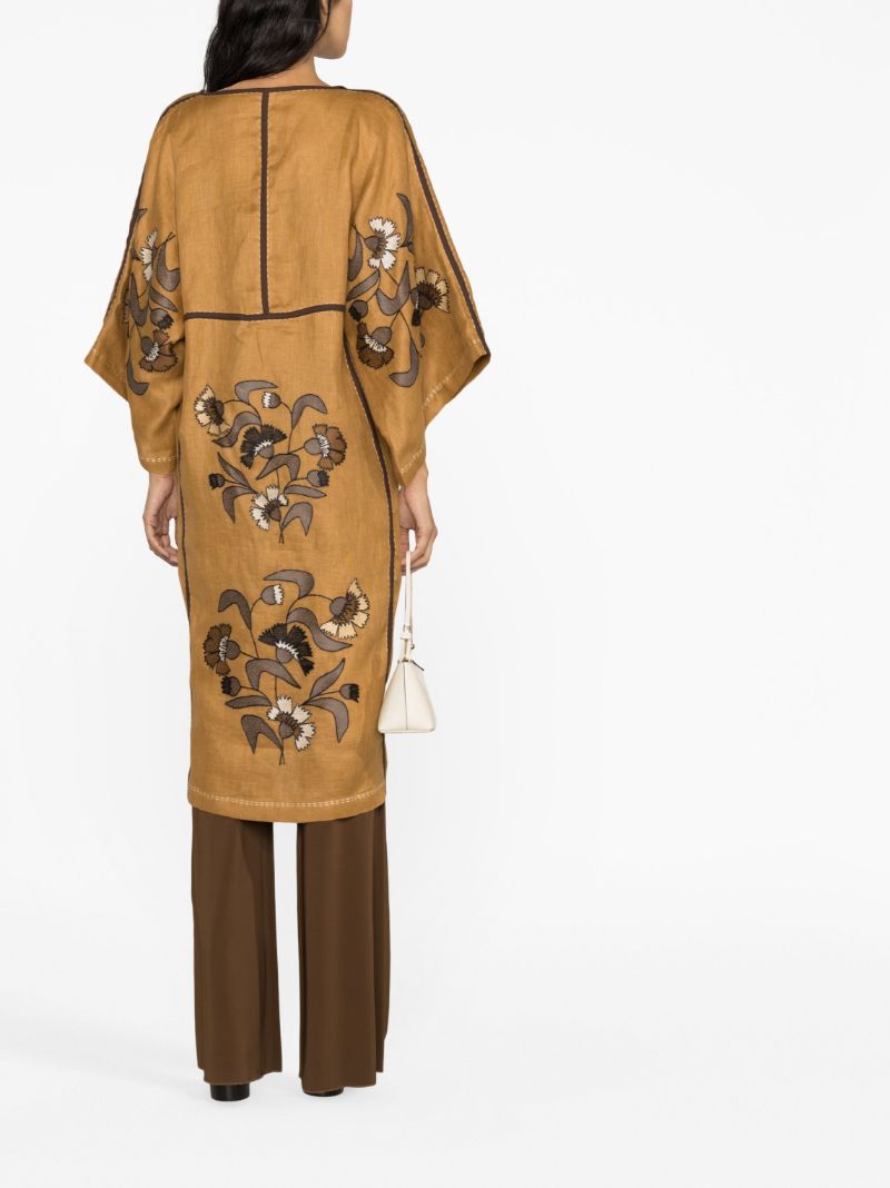 Brown Cornelia Kimono Coat