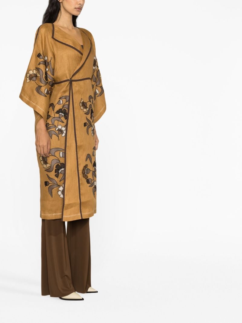 Brown Cornelia Kimono Coat